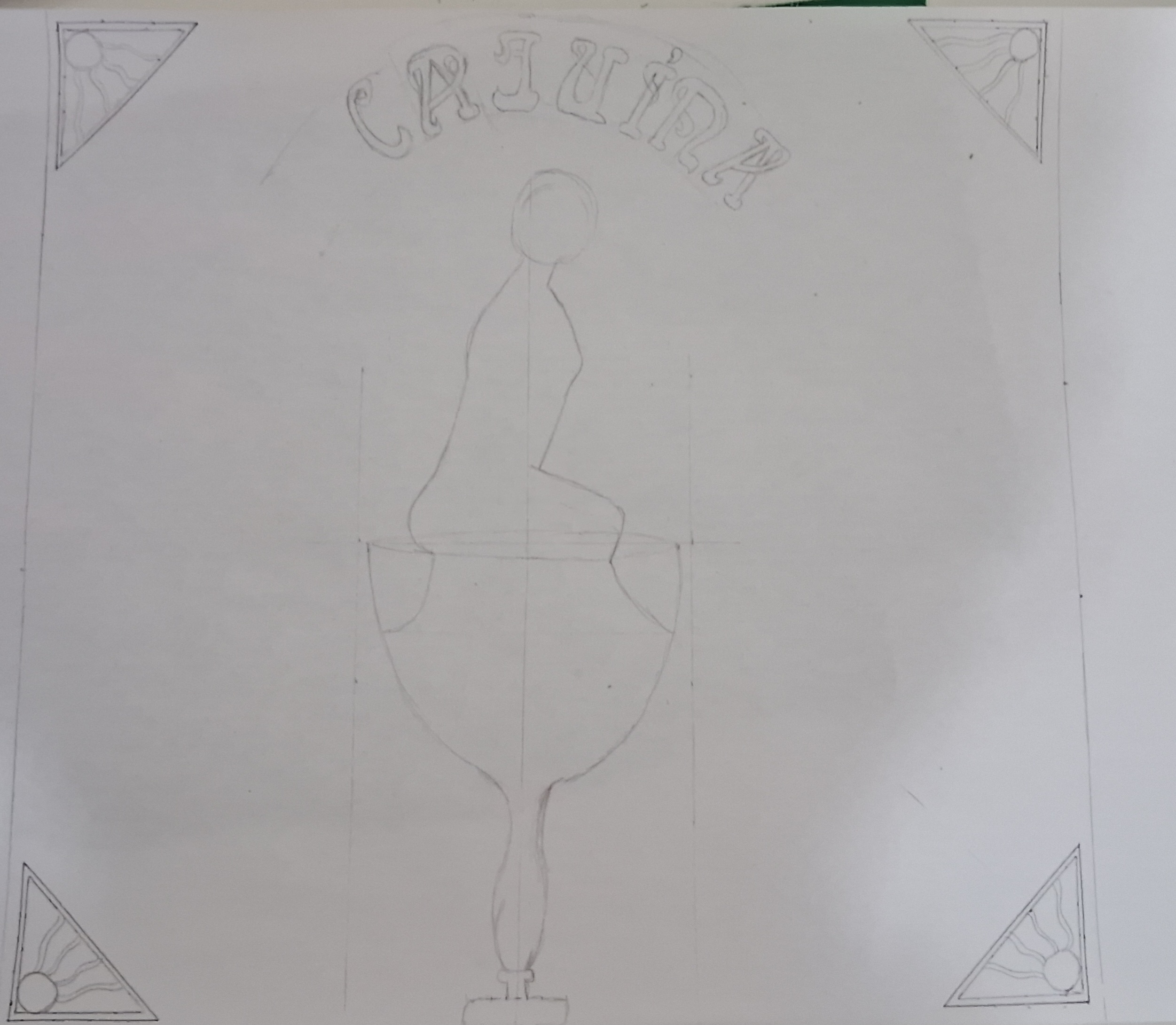 imagem do processo de fazer o rótulo